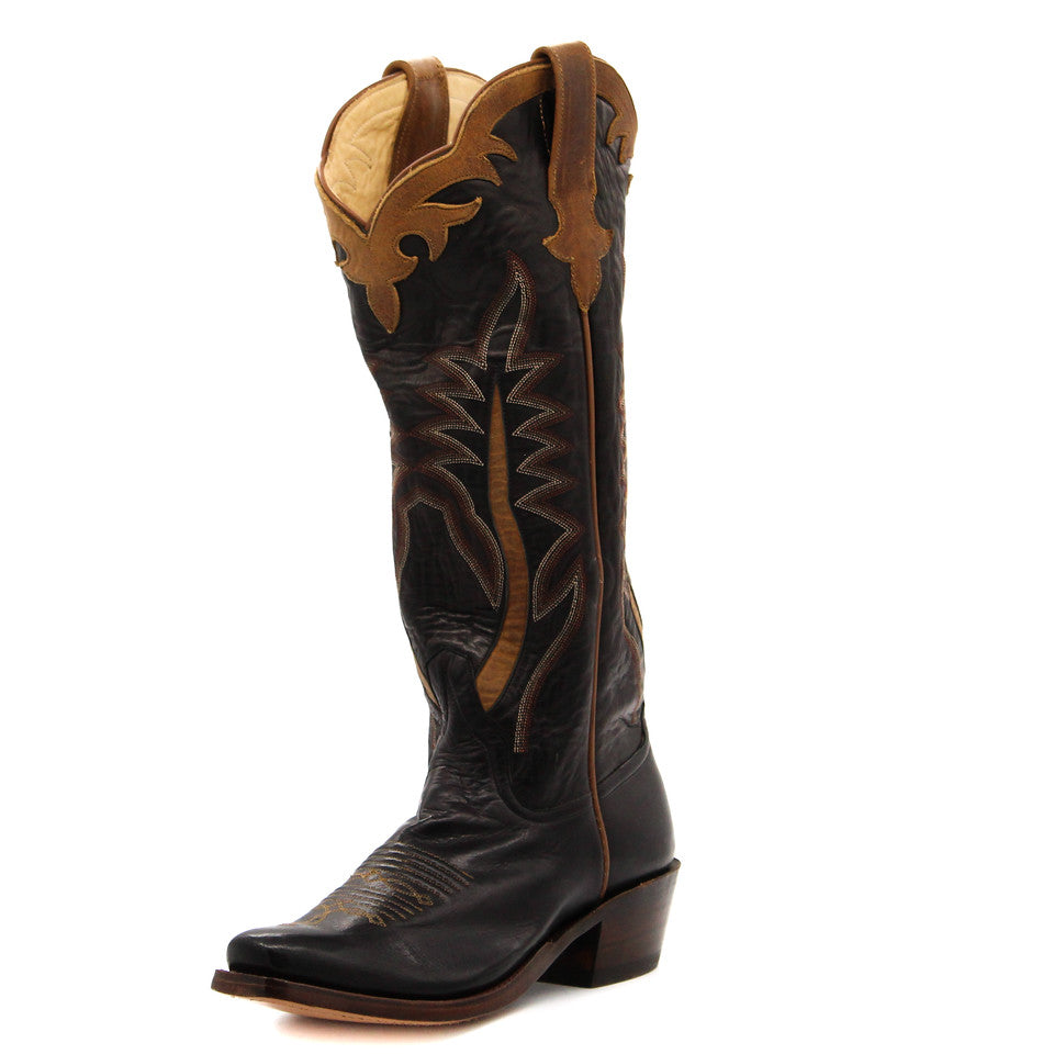 Rios of Mercedes Exclusive Black Sleek Buffalo Ladies' Boot