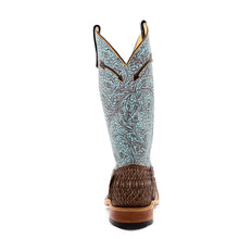 Load image into Gallery viewer, Anderson Bean Exclusive Brown Vintage Python Men&#39;s Boot
