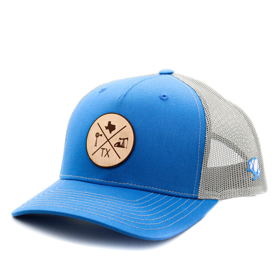 Texas Elements Cobalt Blue Cotton Row Cap