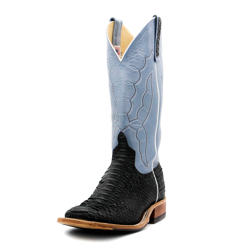 Anderson Bean Exclusive Black Vintage Python Men's Boot – Dollar ...