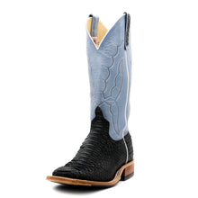 Load image into Gallery viewer, Anderson Bean Exclusive Black Vintage Python Men&#39;s Boot
