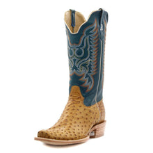 Load image into Gallery viewer, R. Watson Antique Saddle Full Quill Ostrich Men&#39;s Boot
