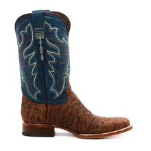 Load image into Gallery viewer, Tanner Mark Cognac Elephant Print Men&#39;s Boot
