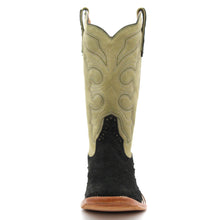 Load image into Gallery viewer, Rios Of Mercedes Exclusive Black Suede Full Quill Ostrich Men&#39;s Boot
