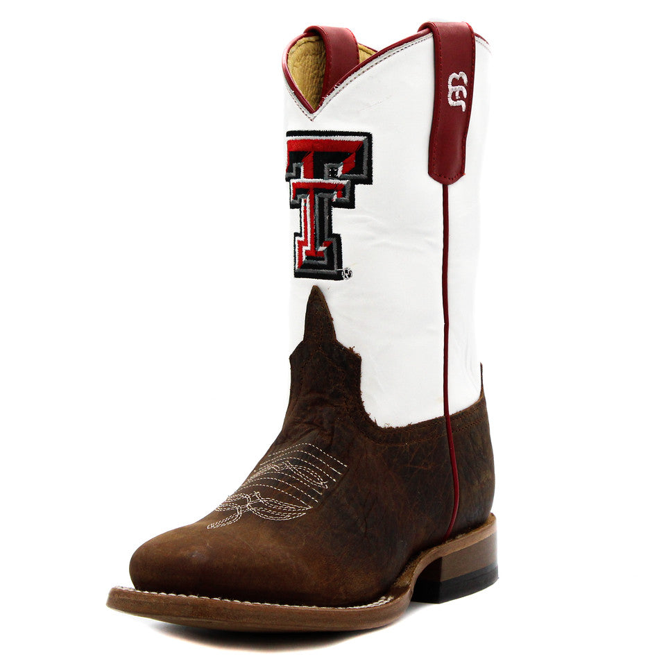 Anderson Bean Texas Tech Exclusive Bone Children's Boot