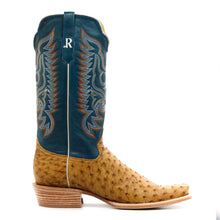 Load image into Gallery viewer, R. Watson Antique Saddle Full Quill Ostrich Men&#39;s Boot
