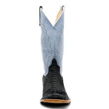 Load image into Gallery viewer, Anderson Bean Exclusive Black Vintage Python Men&#39;s Boot
