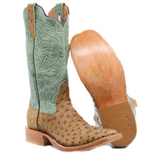 Load image into Gallery viewer, Rios of Mercedes Exclusive Terra Vintage Full Quill Ostrich Men&#39;s Boot
