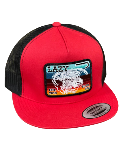 Lazy J Ranch Wear Red Serape Elevation Cap