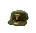 Cotton Row Leather Texas Tech Patch Rope Cap