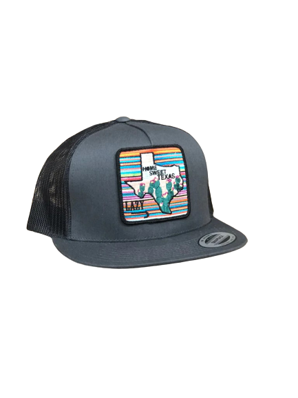 Lazy J Ranch Wear Grey Home Sweet Texas Cap