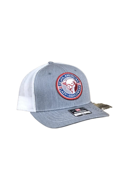 Lazy J Ranch Wear Youth Heather Tejas Americas Patch Cap