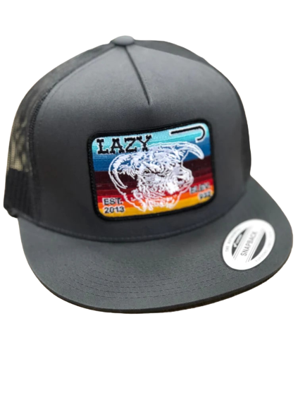 Lazy J Ranch Wear Grey Serape Elevation Patch Cap