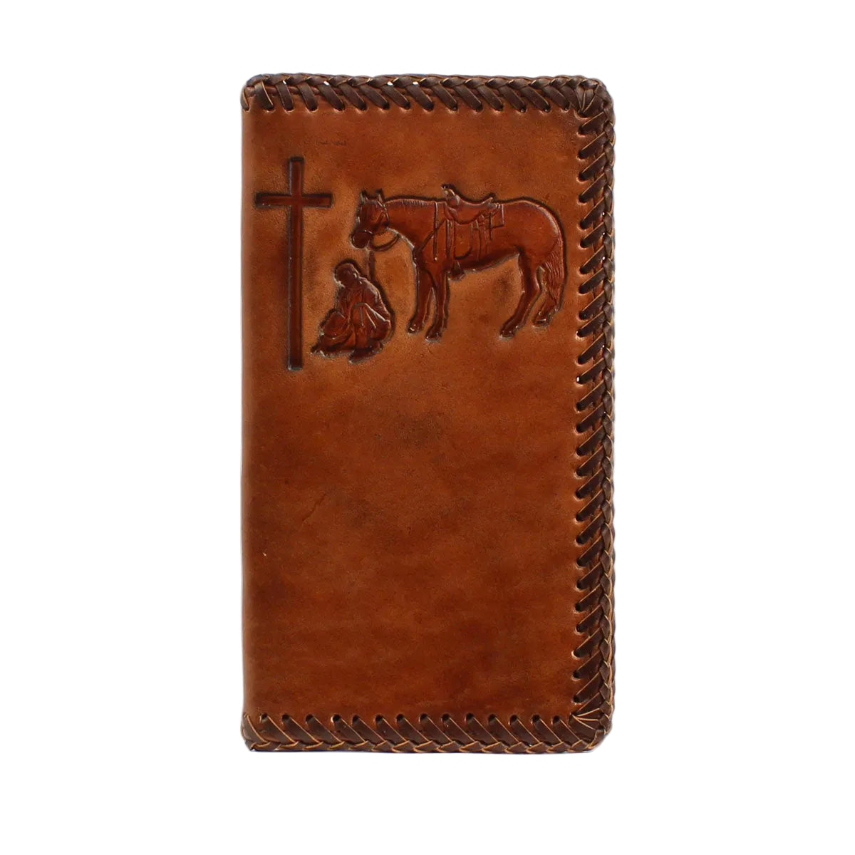 Nocona Embossed Cross Rodeo Wallet