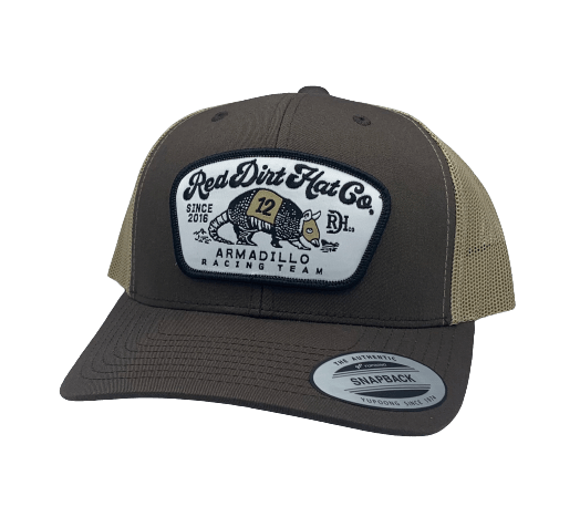 Red Dirt Hat Co Armadillo Racing Patch Cap