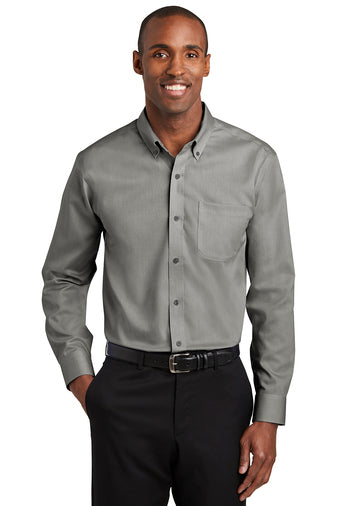 Red House Charcoal Pinpoint Oxford Non-Iron Men's Shirt
