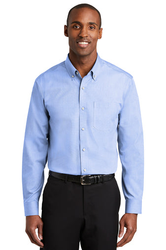 Red House Blue Pearl Nailhead Non-Iron Men's Shirt
