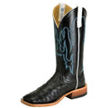Anderson Bean Black Full Quill Ostrich Men's Boot