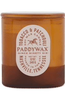 Paddywax Vista 12oz Candle - Tobacco & Patchouli