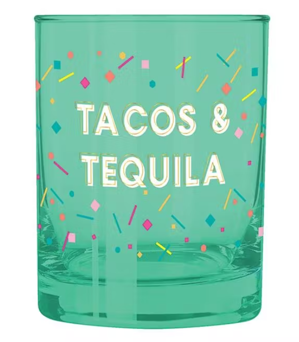 Tacos & Tequila Glass