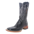 Tanner Mark Black Caiman Print Men's Boot