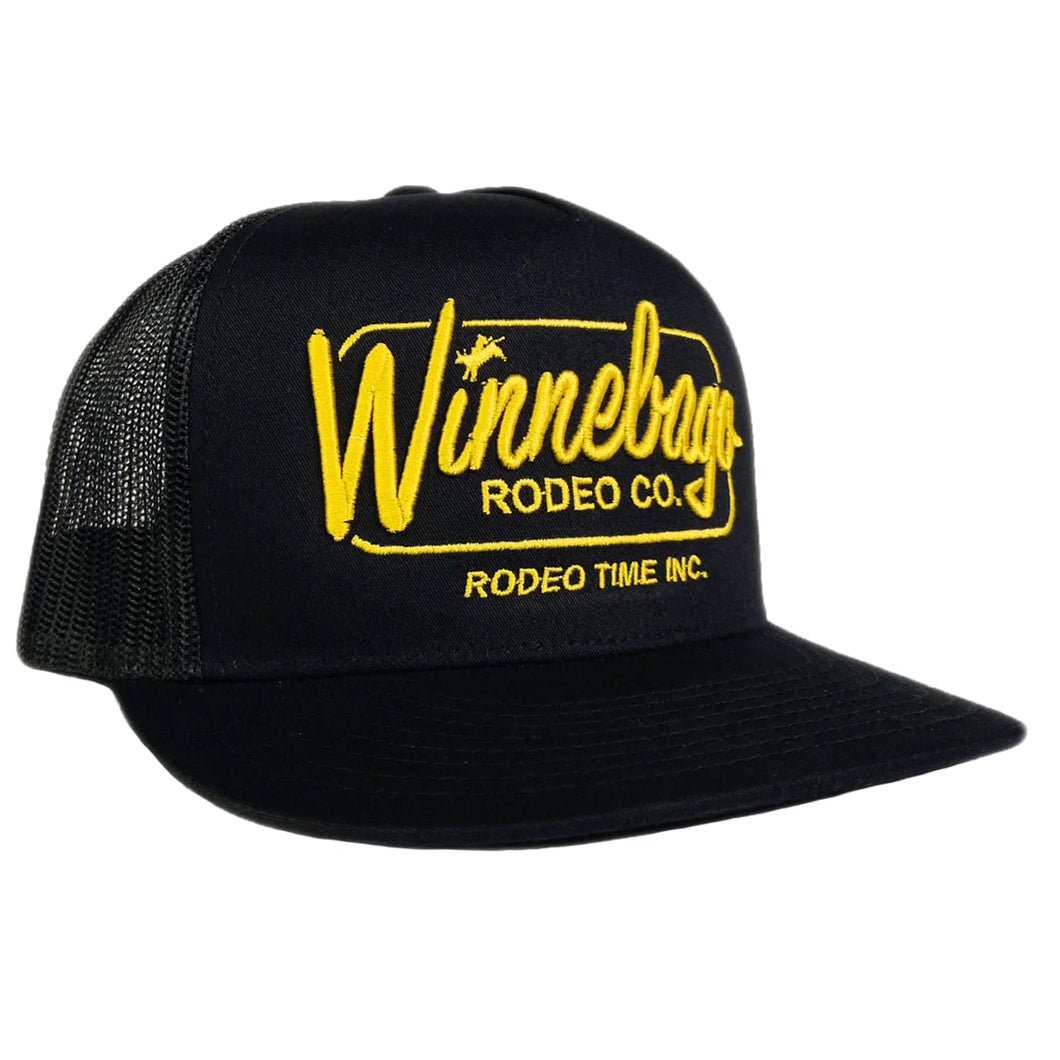 Dalewear Winnebago Black Flatbill Cap